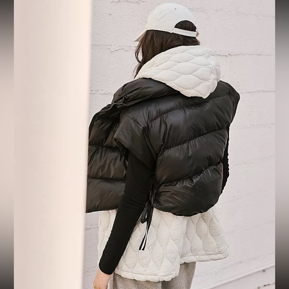 NWT Free People Limitless Puffer Poncho - Picture 5 of 8